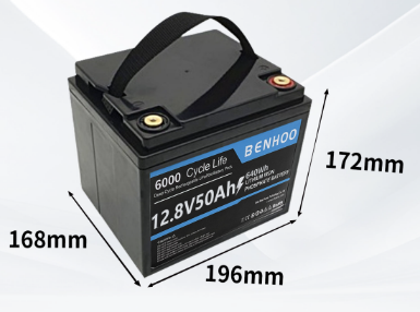 SOLAHO 12.8V 50Ah LiFePO4 Battery - 640Wh